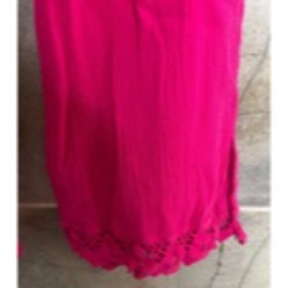 Manta Del Lago Gauze Wide Leg Capri Pants Women Sz M Pull On NWT Lot of 2 Beach - Picture 8 of 11